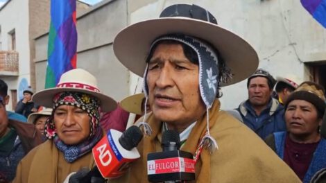 Evo Morales situación económica Bolivia