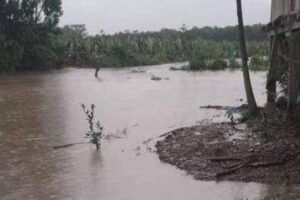 Crecida del río Sajta afecta cultivos en Puerto Villarroel