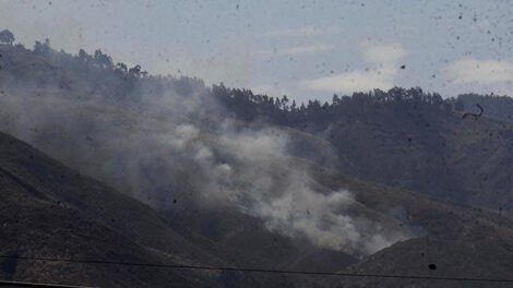 Incendios en Parque Tunari