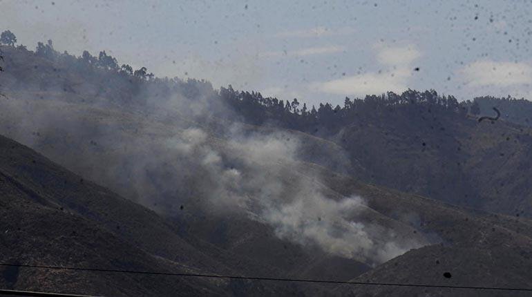 Incendios en Parque Tunari