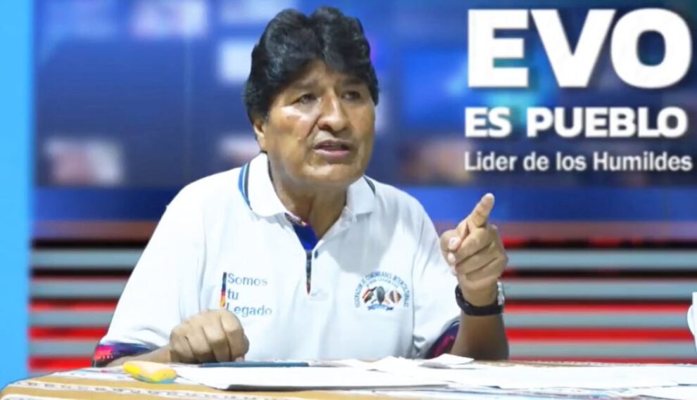 Evo Morales desestabilización y acusaciones a familia presidencial