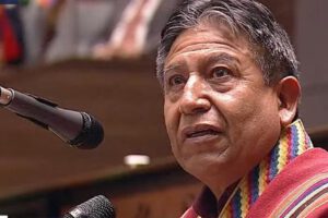 Convocatoria a sesión en la ALP por David Choquehuanca