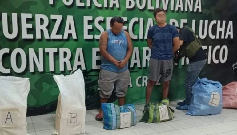 Incautación de cocaína en Puerto Pailas