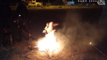 GAMO apagó fogatas durante la noche de San Juan