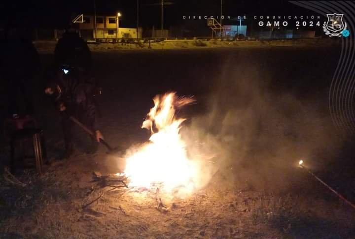 GAMO apagó fogatas durante la noche de San Juan