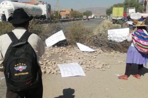 Bloqueo en Sipe Sipe