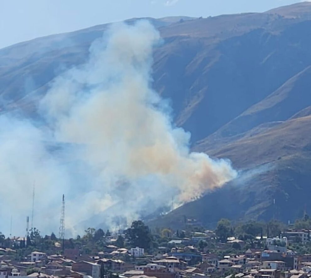 Incendios forestales en Cochabamba