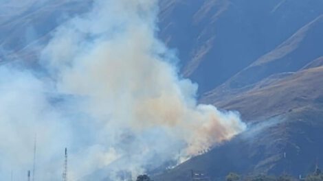 Incendios forestales en Cochabamba