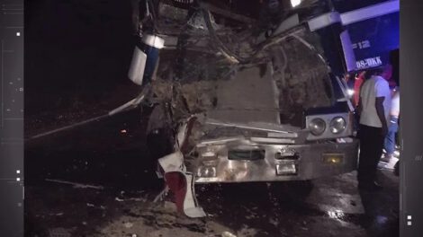 Accidente en la Carretera Bioceánica cerca del municipio de Roboré en Santa Cruz