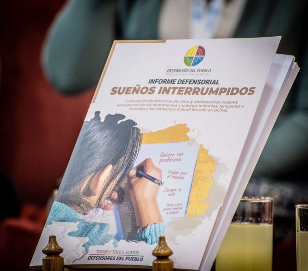 Matrimonios y embarazos adolescentes en Bolivia