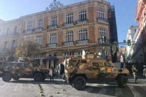 Intento golpista en Bolivia apoyado por la comunidad internacional