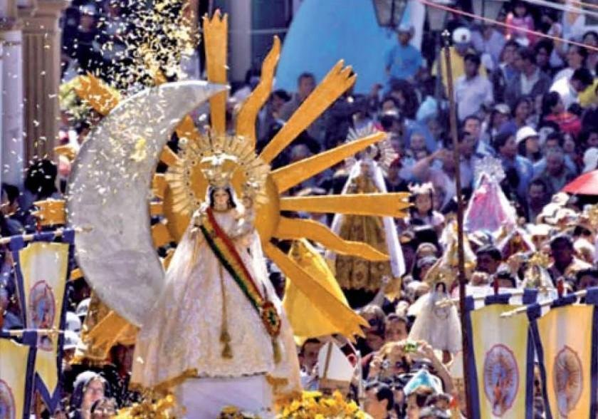 festividad de Urkupiña en Quillacollo