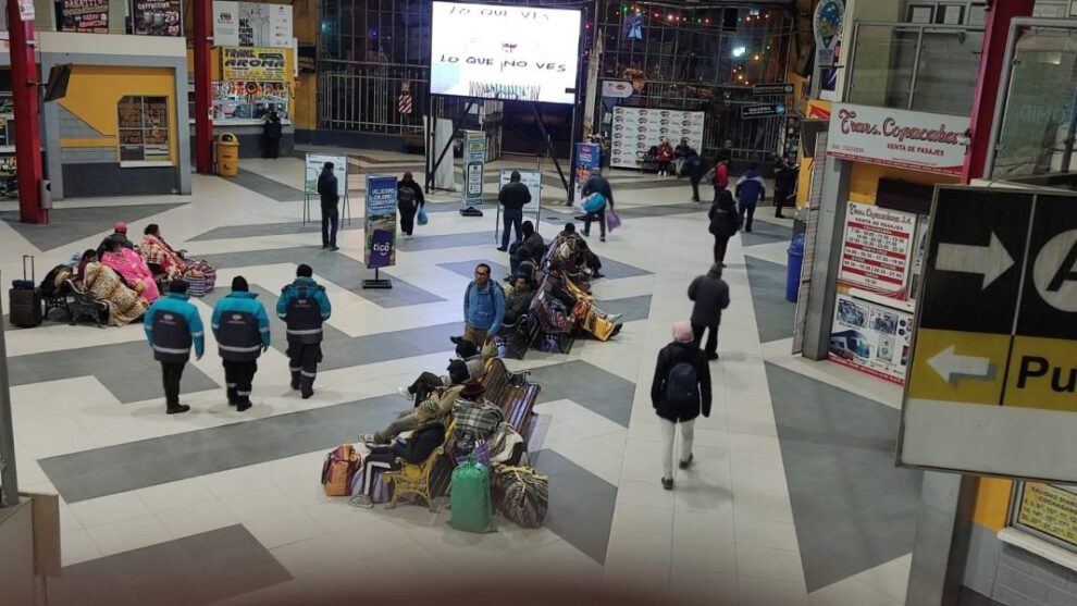 Operativos de control en terminales terrestres por vacaciones invernales