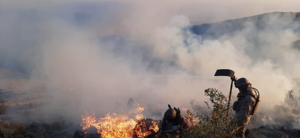 Incendios forestales en Cochabamba