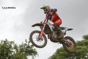 Marco Antezana motociclismo en el certamen nacional