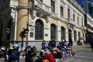 paro movilizado de trabajadores de Avance de Obras