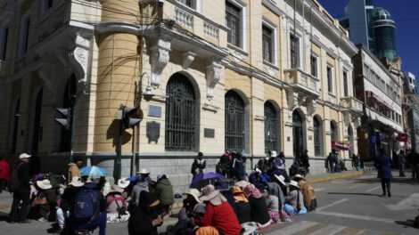 Sindicato de Trabajadores de Avance de Obras en paro movilizado