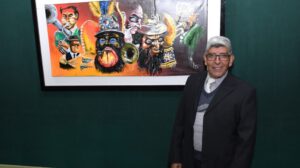 Rolando Ponce homenajea a la Morenada Central con exposición pictórica