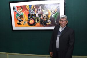 Rolando Ponce homenajea a la Morenada Central con exposición pictórica