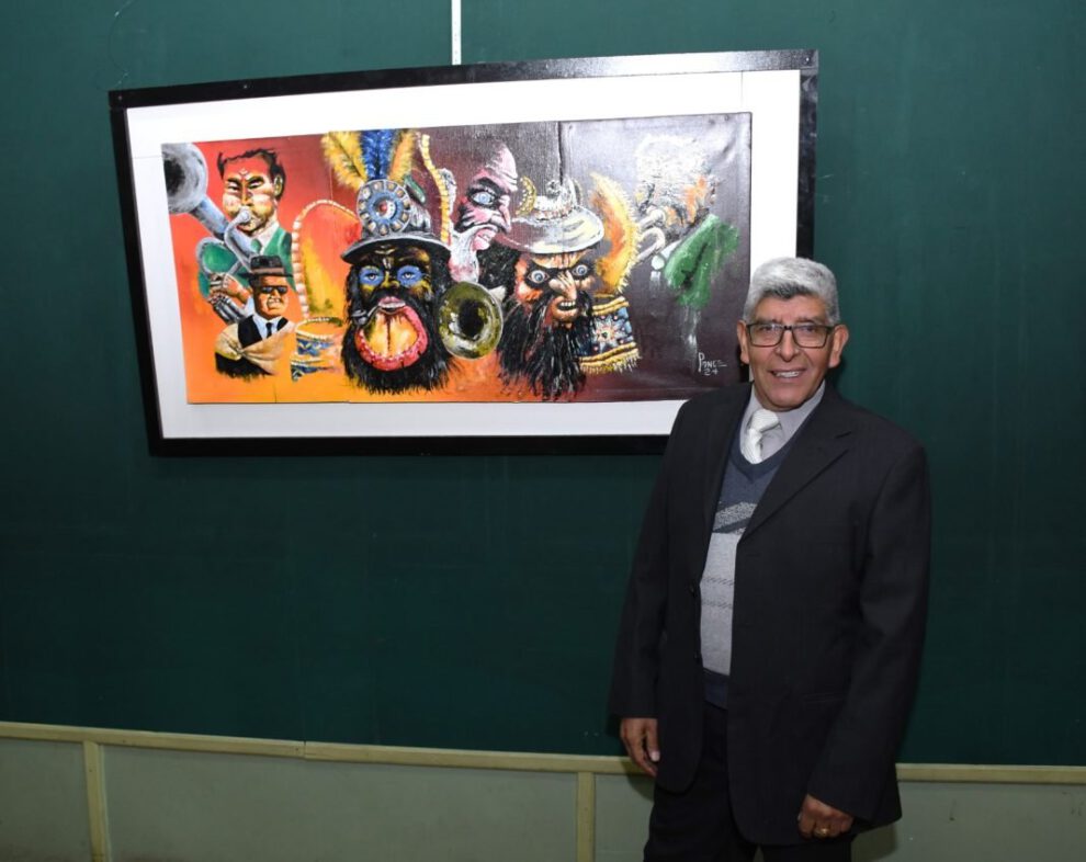 Rolando Ponce homenajea a la Morenada Central con exposición pictórica