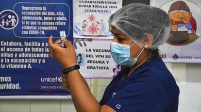 Vacunación contra influenza en Santa Cruz