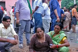 Estampida en festival religioso India