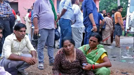 Estampida en festival religioso India