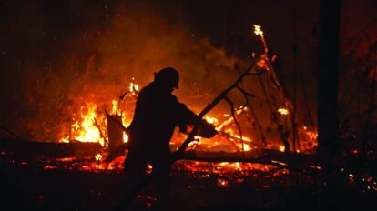 Incendios forestales en Santa Cruz