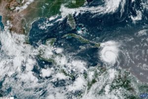 Huracán Beryl en el Caribe