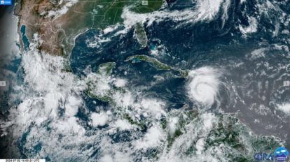 Huracán Beryl en el Caribe
