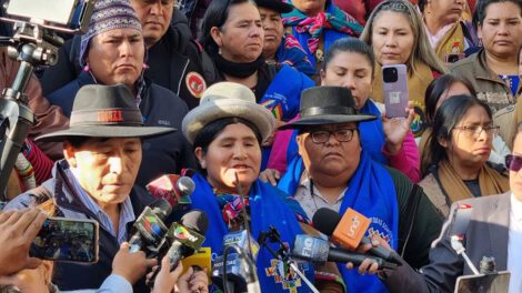 Pacto de Unidad marcha apoyo Gobierno en defensa de la democracia