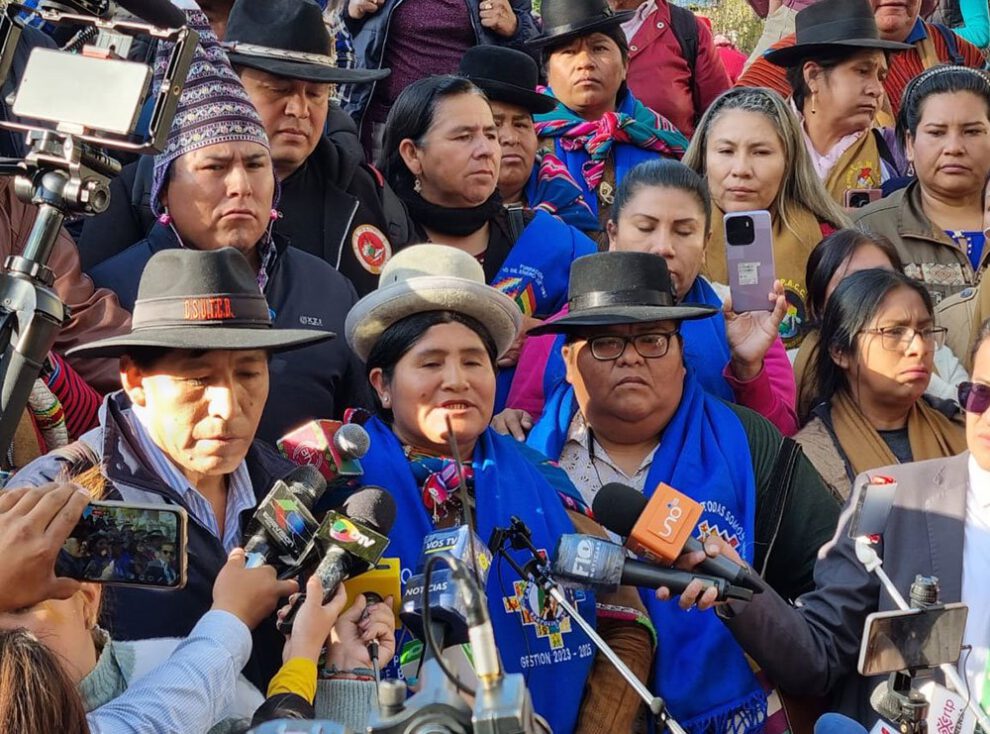 Pacto de Unidad marcha apoyo Gobierno