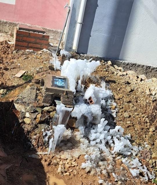 Congelamiento de medidores y tuberías de agua