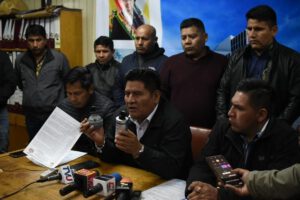 Marcha por la democracia en Bolivia