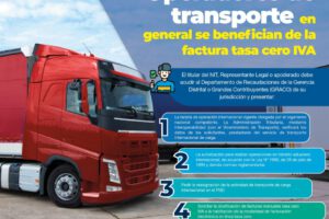 tasa cero IVA para operadores de transporte