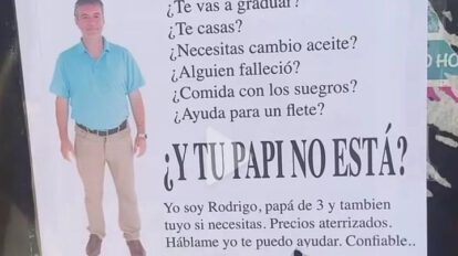 Figura paterna para eventos sociales en redes sociales