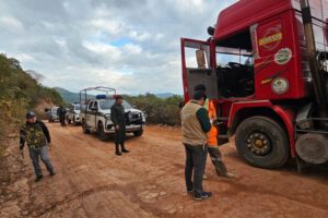 minería ilegal en Samaipata