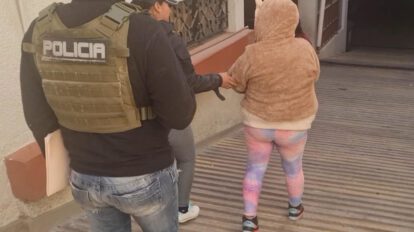 Ciudadana ecuatoriana con cocaína