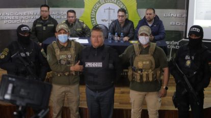 Fotografía del destituido jefe militar del Ejército de Bolivia, Juan José Zúñiga