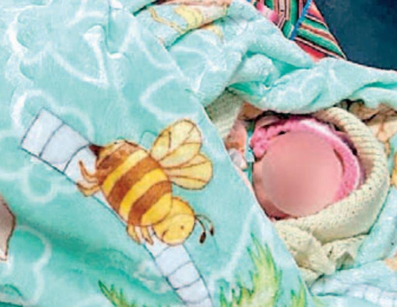 Bebé abandonada Antonella en El Alto