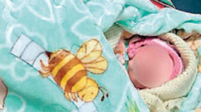 Bebé abandonada Antonella en El Alto