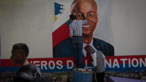 Fotografía de archivo del asesinato de Jovenel Moise