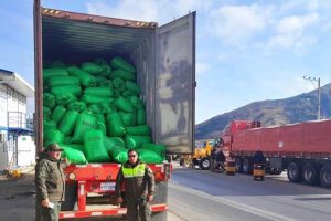 Interceptan camión con coca