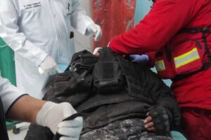 Subteniente herida en conflicto de Caracollo