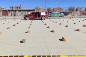 Operativo antidrogas en Oruro con 317 kilos de marihuana incautados