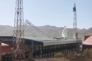 Fuertes vientos en Potosí causan daños en el estadio Víctor Agustín Ugarte