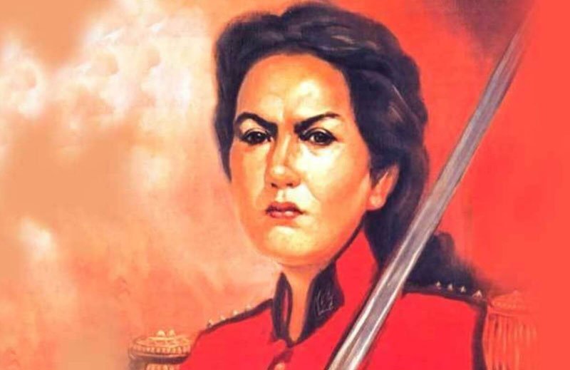 Fotografía de Juana Azurduy