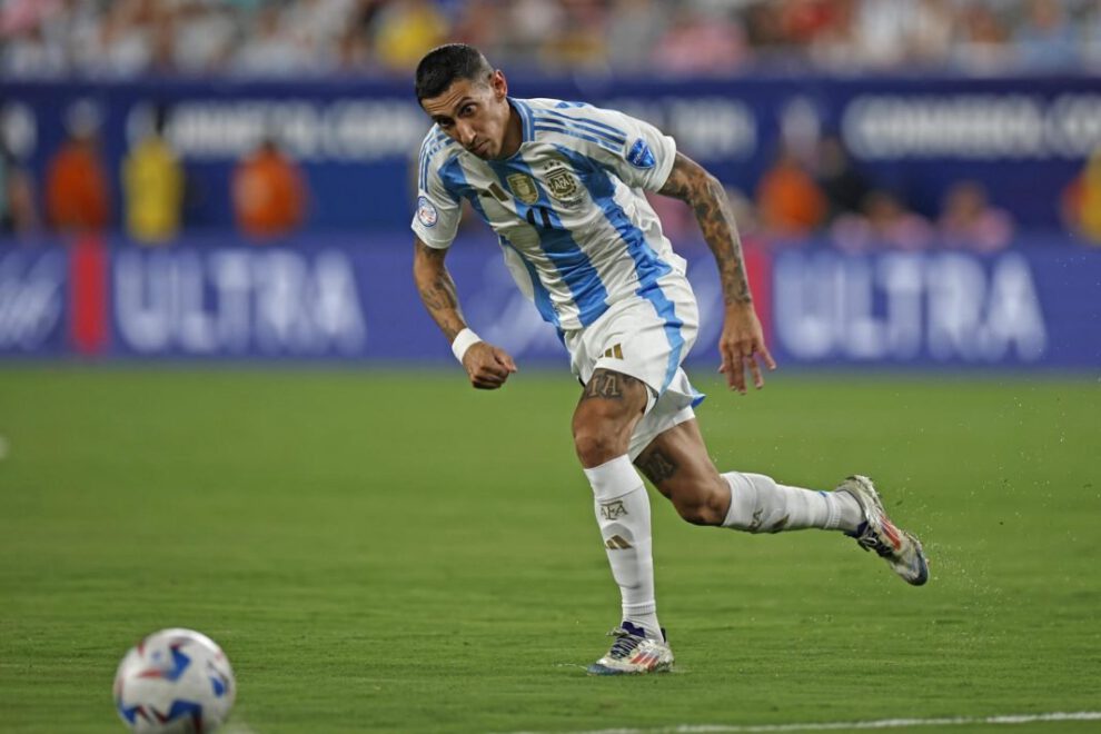 Ángel Di María jugará su último partido con la selección argentina en la final de la Copa América