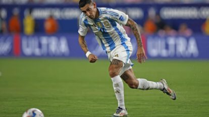 Ángel Di María jugará su último partido con la selección argentina en la final de la Copa América