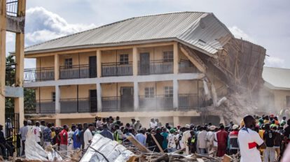 Derrumbe de colegio en Nigeria